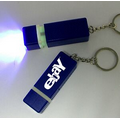 Square Shape LED Flashlight with Keychain